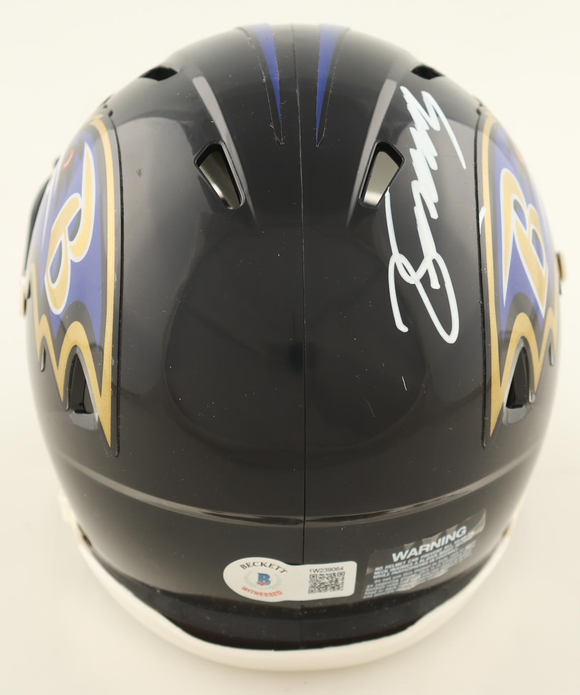 Zay Flowers Signed Ravens Speed Mini Helmet (Beckett) at PristineAuction.com Zay Flowers Signed Ravens Speed Mini Helmet (Beckett) at PristineAuction.com