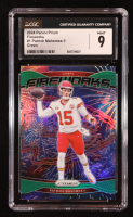 Patrick Mahomes II 2024 Panini Prizm Fireworks Prizms Green #1 (CGC 9) at PristineAuction.com