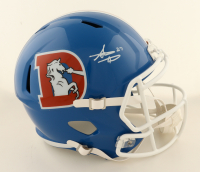 Steve Atwater Signed Broncos Full-Size Throwback Alternate Speed Helmet (JSA) at PristineAuction.com
