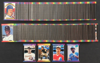 1989 Donruss Complete Set of (660) Baseball Cards with Ken Griffey Jr. #33 RC, Craig Biggio #561, Curt Schilling #635, Randy Johnson #42 at PristineAuction.com