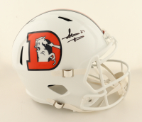 Steve Atwater Signed Broncos Full-Size On-Field Alternate Speed Helmet (JSA) at PristineAuction.com