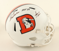 Steve Atwater & Randy Gradishar Signed Broncos Full-Size On-Field Alternate Speed Helmet Inscribed "HOF 24" (JSA) at PristineAuction.com
