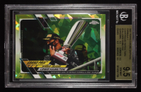 Lewis Hamilton 2021 Topps Chrome Sapphire Formula 1 Chartreuse Refractors #144 / Grand Prix Winners #002/199 (BGS 9.5) at PristineAuction.com