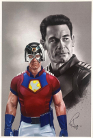 John Cena Peacemaker 13x19 Lithograph by Tony Santiago (Sports Integrity) at PristineAuction.com