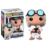"Back To The Future" #50 Dr. Emmett Brown Funko Pop! Vinyl Figure at PristineAuction.com