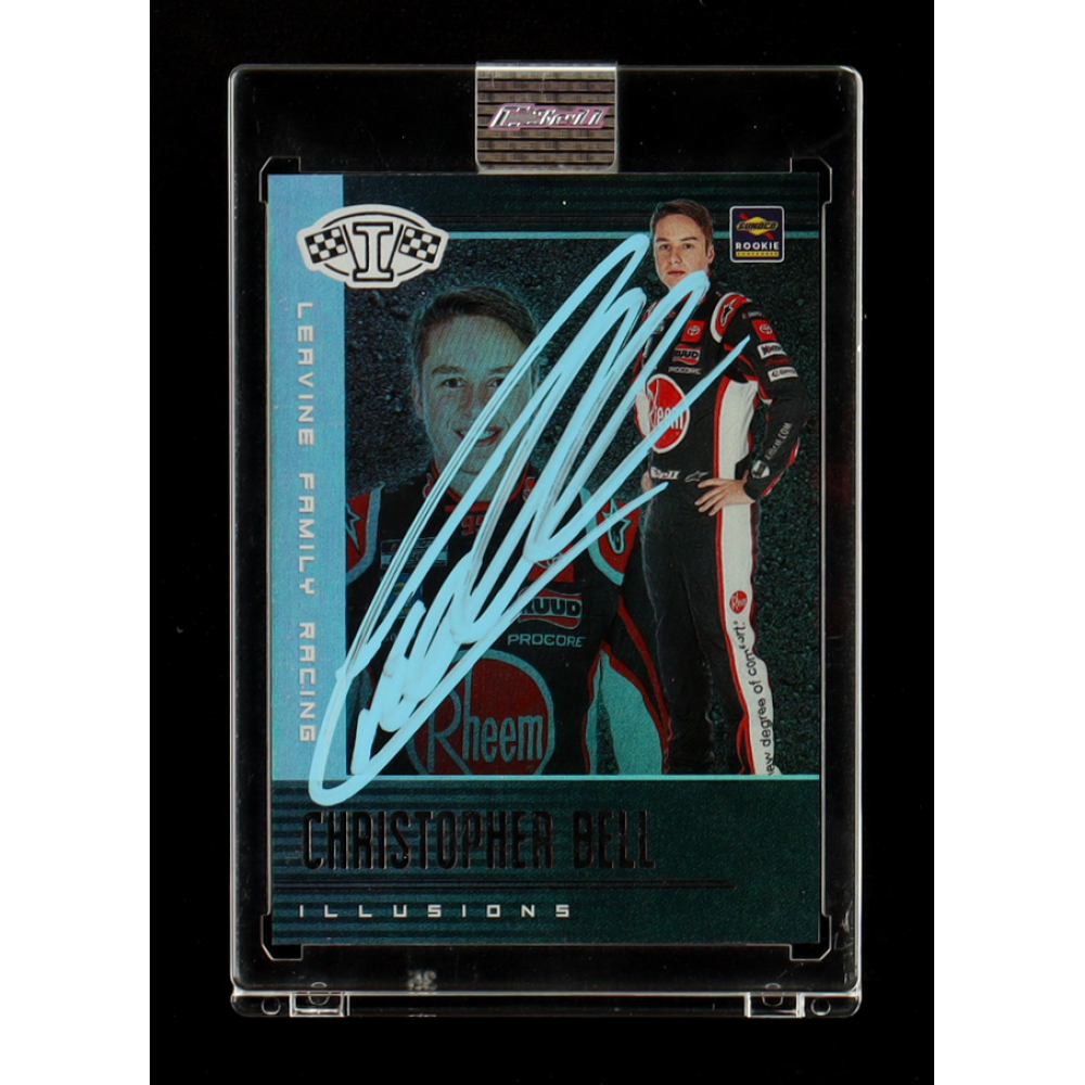 Christopher Bell Signed 2020 Panini Illusions #11 (PA) at PristineAuction.com