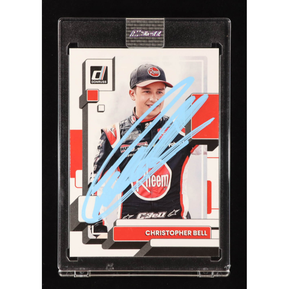 Christopher Bell Signed 2023 Donruss #48 (PA) at PristineAuction.com