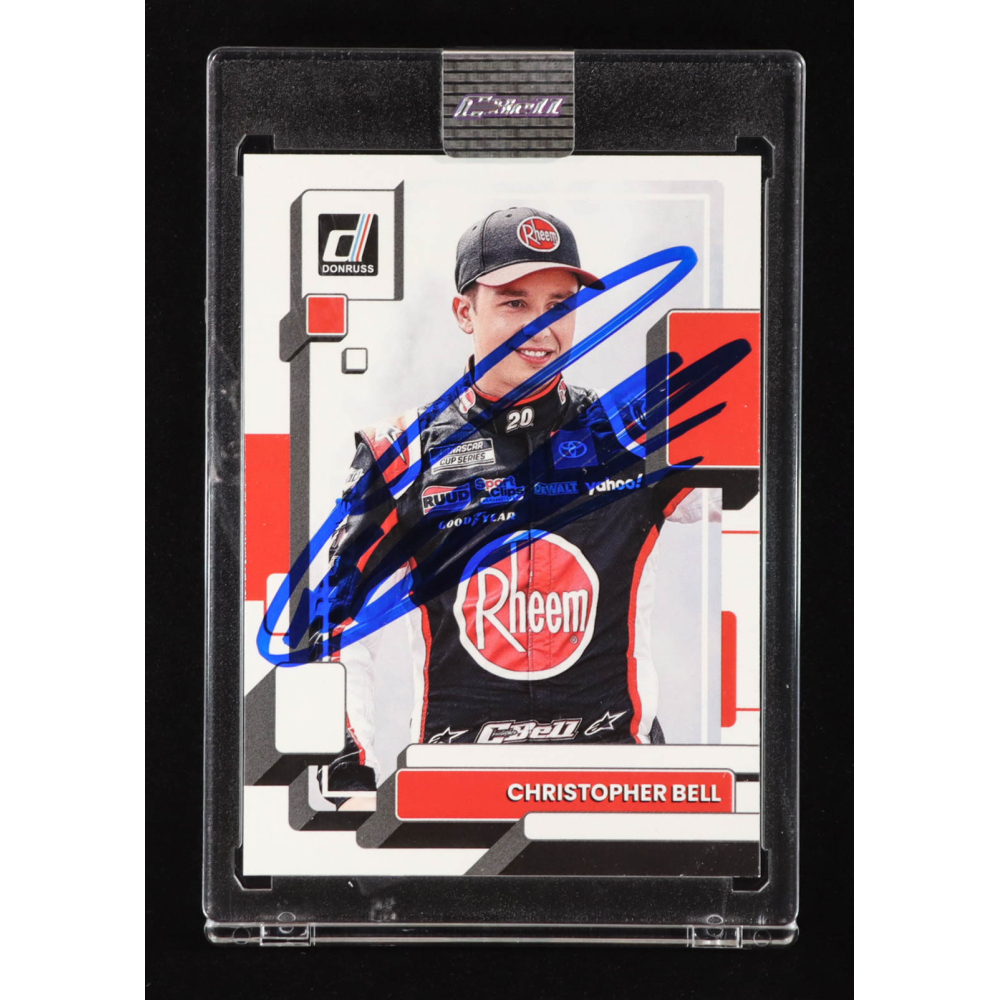 Christopher Bell Signed 2023 Donruss #48 (PA) at PristineAuction.com