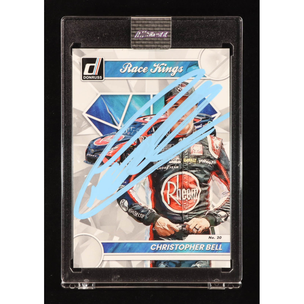 Christopher Bell Signed 2023 Donruss #19 RK (PA) at PristineAuction.com
