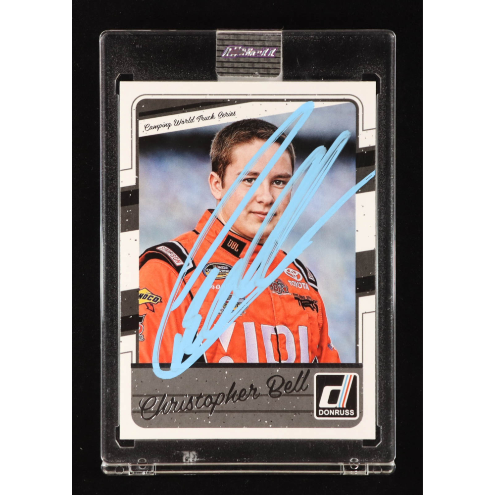 Christopher Bell Signed 2017 Donruss #83 (PA) at PristineAuction.com