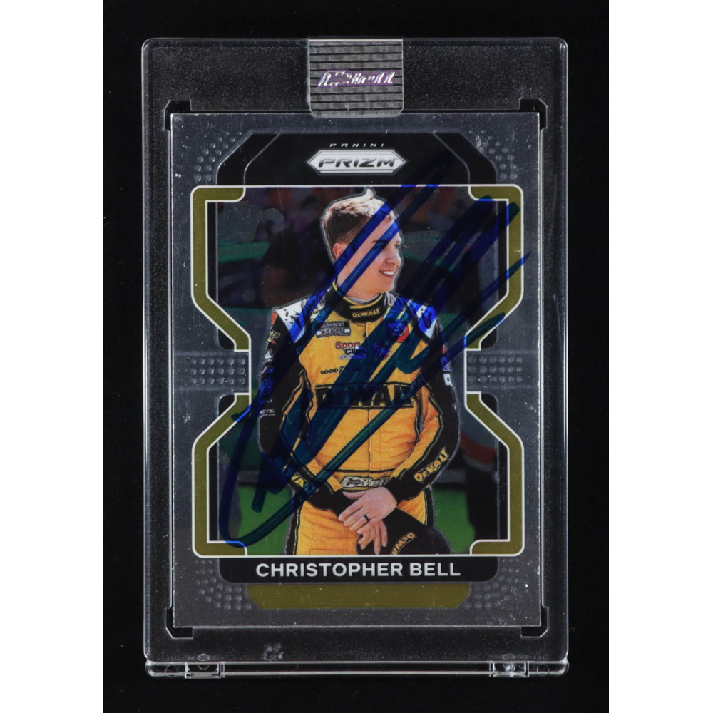 Christopher Bell Signed 2022 Panini Prizm #43 (PA) at PristineAuction.com