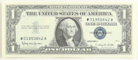 1957-B United States $1 One Dollar Silver Certificate - Blue Seal at PristineAuction.com