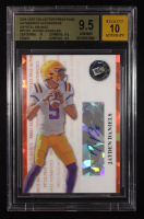Jayden Daniels 2024 Leaf Collective Press Pass Authentics Autographs Crystal Orange #PPJD1 RC #7/8 (BGS 9.5 | Autograph Graded 10) at PristineAuction.com