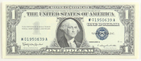 1957-B United States $1 One Dollar Silver Certificate - Blue Seal at PristineAuction.com