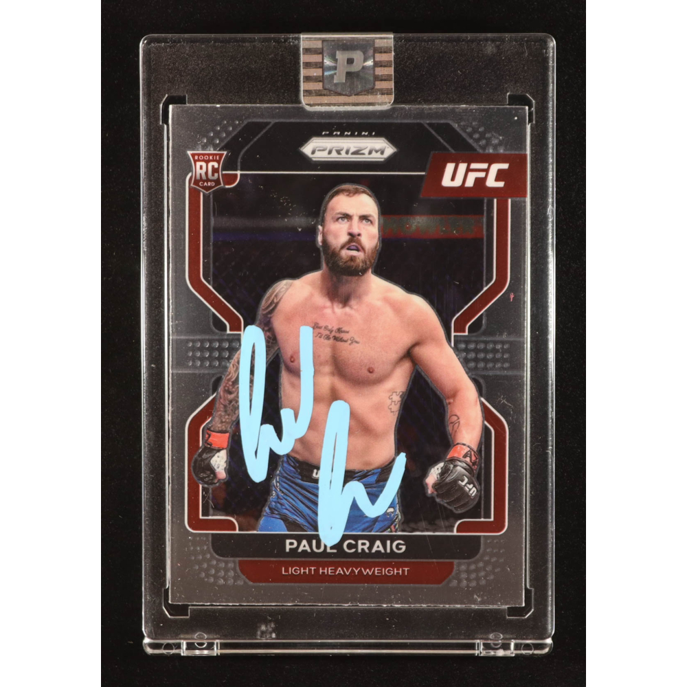Paul Craig Signed 2022 Panini Prizm UFC #170 RC (PA) at PristineAuction.com