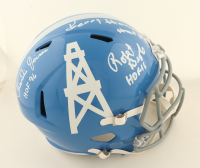 Robert Brazile, Ken Houston & Charlie Joiner Signed Oilers Full-Size Speed Helmet Inscribed "HOF 96, HOF 86 & HOF 18" (JSA) at PristineAuction.com