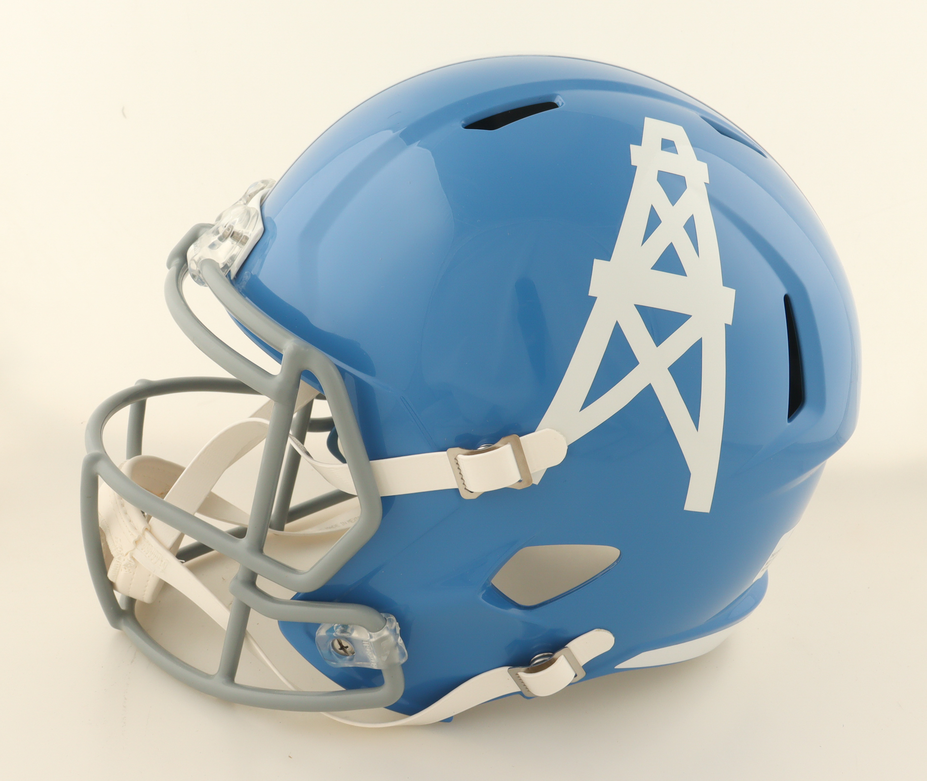 Ken Houston Signed Oilers Full-Size Speed Helmet Inscribed "HOF 86" (JSA) at PristineAuction.com Ken Houston Signed Oilers Full-Size Speed Helmet Inscribed "HOF 86" (JSA) at PristineAuction.com