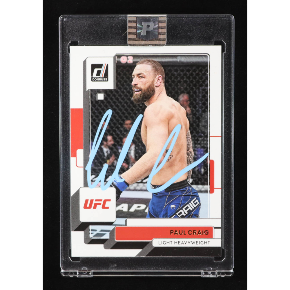 Paul Craig Signed 2023 Donruss UFC #77 (PA) at PristineAuction.com