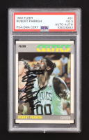 Robert Parish Signed 1987-88 Fleer #81 (PSA 3 | Autograph Graded Authentic) at PristineAuction.com