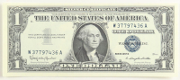 1957-B United States $1 One Dollar Silver Certificate - Blue Seal at PristineAuction.com