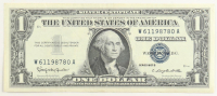 1957-B United States $1 One Dollar Silver Certificate - Blue Seal at PristineAuction.com