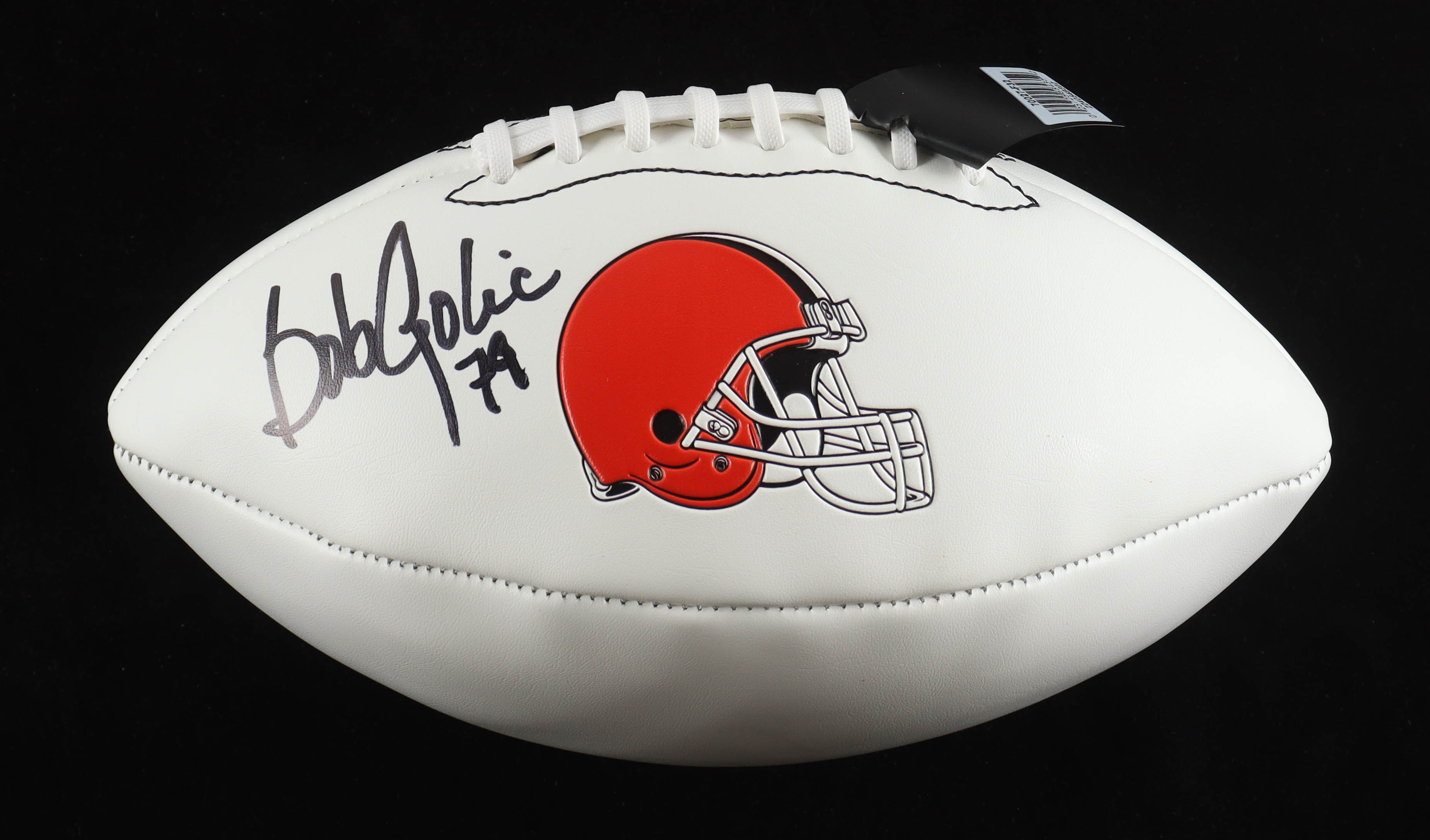Bob Golic Signed Browns Logo NFL Football (JSA) at PristineAuction.com Bob Golic Signed Browns Logo NFL Football (JSA) at PristineAuction.com