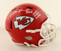 Will Shields Signed Chiefs Full-Size Speed Helmet Inscribed "Never Missed A Game, HOF 15" (JSA) at PristineAuction.com