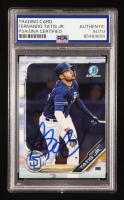 Fernando Tatis Jr. Signed 2019 Bowman Chrome Prospects #BCP25 RC (PSA Authentic) at PristineAuction.com