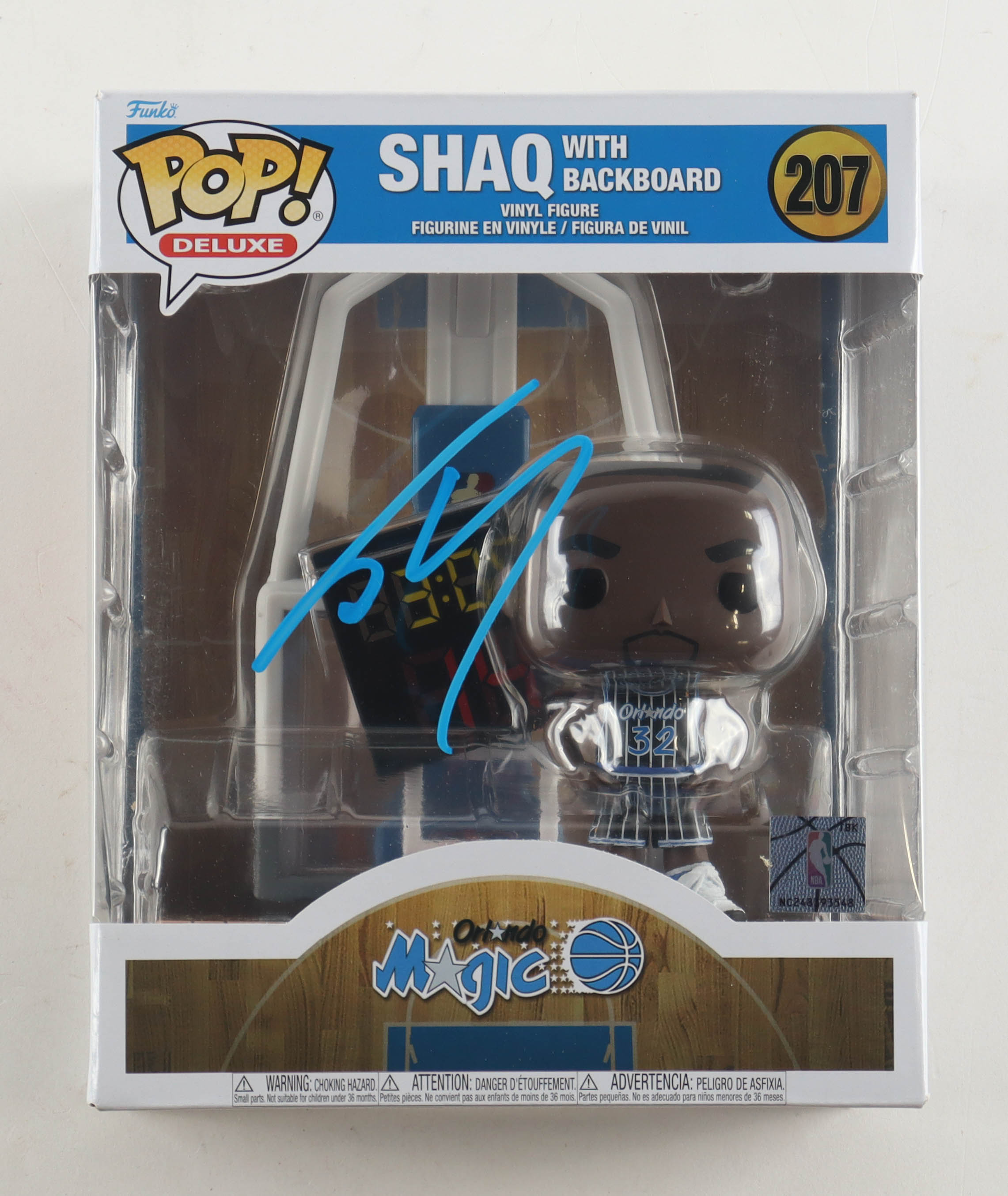 Shaquille O'Neal Signed Magic Shaq With Backboard #207 Funko Pop! Vinyl Figure (PSA) at PristineAuction.com Shaquille O'Neal Signed Magic Shaq With Backboard #207 Funko Pop! Vinyl Figure (PSA) at PristineAuction.com