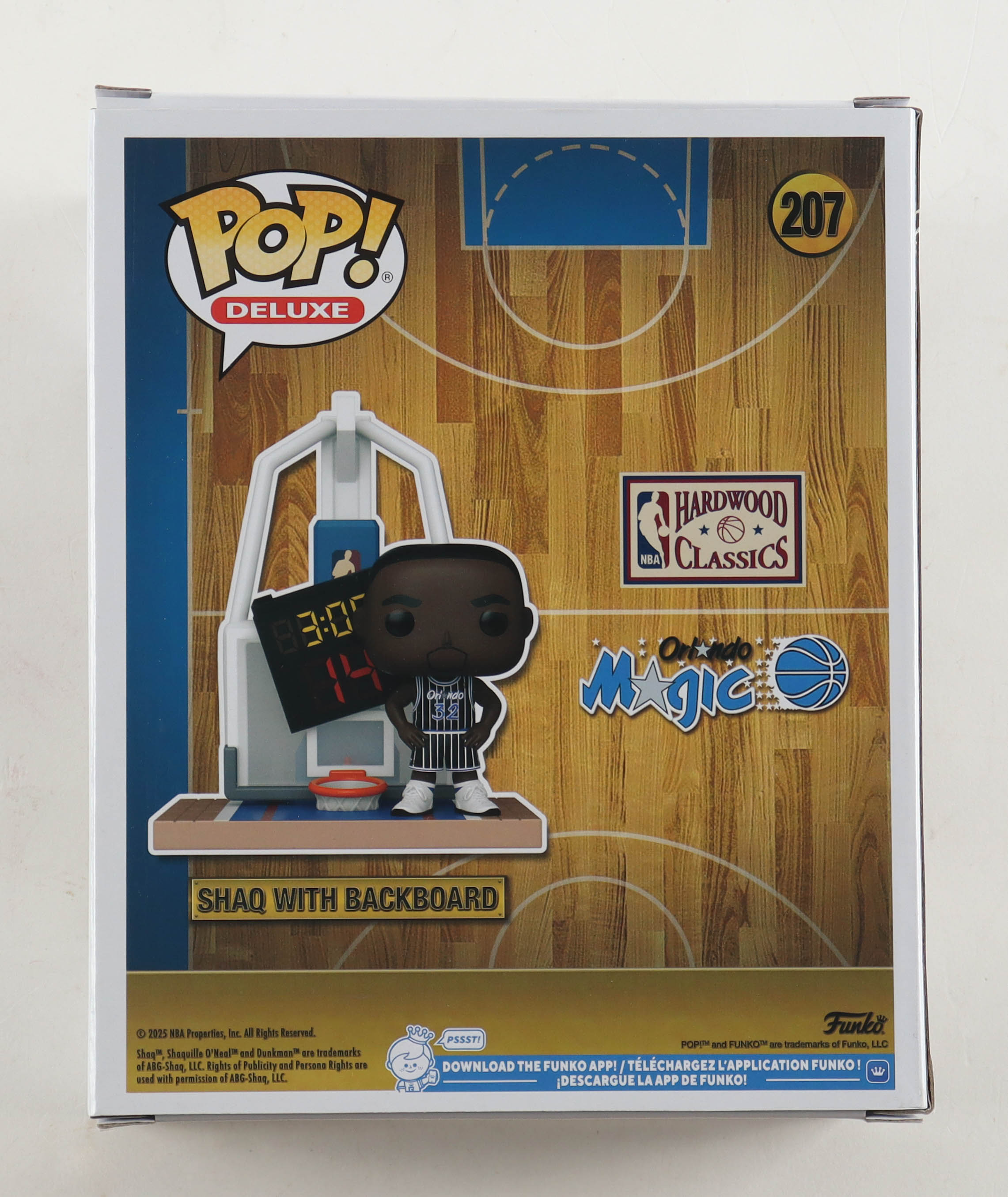 Shaquille O'Neal Signed Magic Shaq With Backboard #207 Funko Pop! Vinyl Figure (PSA) at PristineAuction.com Shaquille O'Neal Signed Magic Shaq With Backboard #207 Funko Pop! Vinyl Figure (PSA) at PristineAuction.com