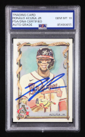Ronald Acuna Jr. Signed 2023 Topps Allen and Ginter #37 (PSA | Autograph Graded 10) at PristineAuction.com