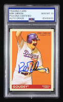 Kirk Gibson Signed 2009 Upper Deck Goudey #104 (PSA | Autograph Graded 10) at PristineAuction.com