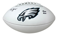 Ron Jaworski Signed Eagles Logo Football Inscribed "Polish Rifle" (Beckett) at PristineAuction.com