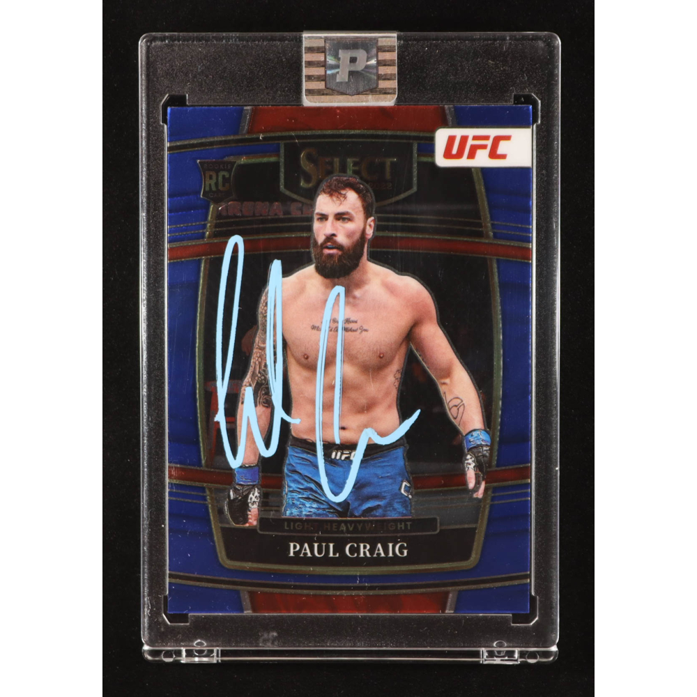 Paul Craig Signed 2022 Select UFC Blue #99 RC (PA) at PristineAuction.com