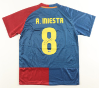 Andres Iniesta Signed FC Barcelona Nike Authentic Jersey (Beckett) at PristineAuction.com