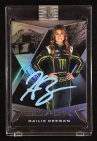 Hailie Deegan Signed 2022 Panini Chronicles Black #9 (PA) at PristineAuction.com