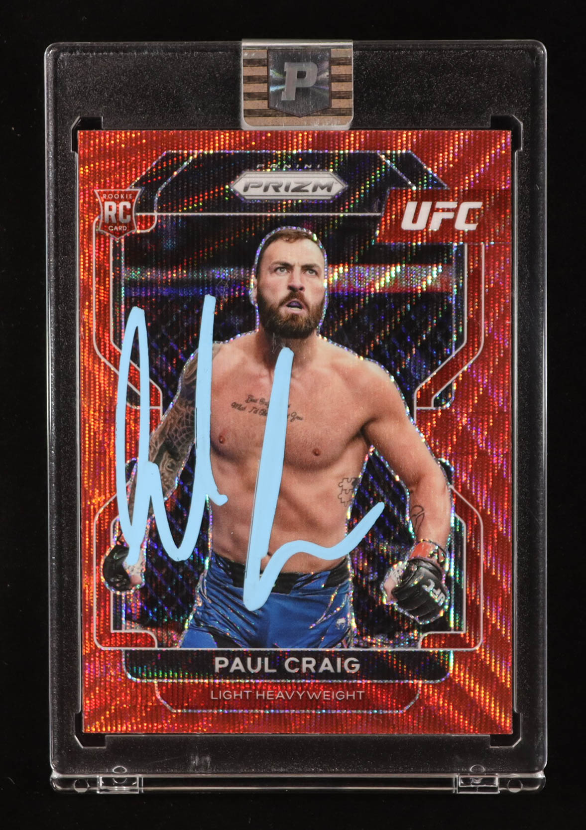 Paul Craig Signed 2022 Panini Prizm UFC Prizms Ruby Wave #170 RC (PA) at PristineAuction.com Paul Craig Signed 2022 Panini Prizm UFC Prizms Ruby Wave #170 RC (PA) at PristineAuction.com