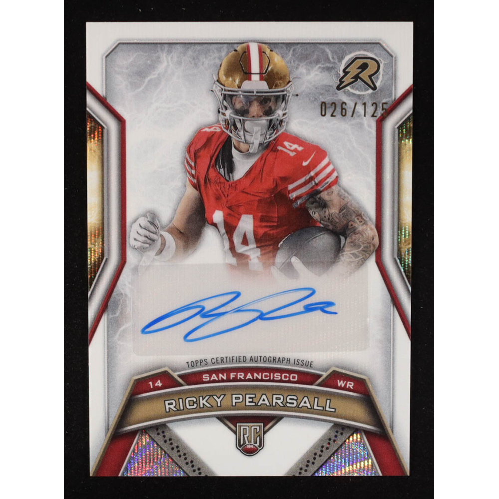 Ricky Pearsall 2024 Topps Resurgence Resurgence Rookie Signatures White Surge #RRSRP #26/125 at PristineAuction.com