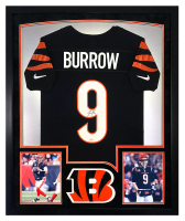 Joe Burrow Signed Bengals Custom Framed Nike Elite Authentic Jersey Display (Fanatics) at PristineAuction.com