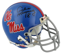 Archie Manning Signed Ole Miss Rebels Mini Helmet (Beckett) at PristineAuction.com