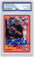 Steve Beuerlein Signed 1989 Score #20 (PSA) at PristineAuction.com