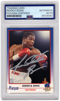 Riddick Bowe Signed 1991 Kayo Boxing #171 (PSA) at PristineAuction.com