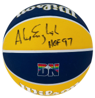 Alex English Signed Nuggets Logo NBA Basketball Inscribed "HOF 97" (Schwartz) at PristineAuction.com