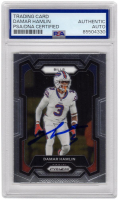 Damar Hamlin Signed 2023 Panini Prizm #27 - (PSA Encapsulated) at PristineAuction.com