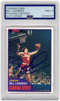 Bill Laimbeer Signed 1981 Topps #74W (PSA | Auto 9) at PristineAuction.com