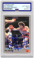 Ray Mancini Signed 1991 All World Boxing #26 Inscribed "Boom Boom" (PSA) at PristineAuction.com