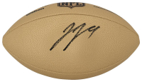 J.J. McCarthy Signed Wilson "The Duke" Gold Metallic NFL Football (Beckett) at PristineAuction.com