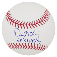 Denny McLain Signed OML Baseball Inscribed "68 MVP/ Cy" (Schwartz) at PristineAuction.com