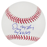Denny McLain Signed OML Baseball Inscribed "Cy 68/69" (Schwartz) at PristineAuction.com