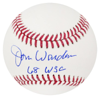 Jon Warden Signed OML Baseball Inscribed "68 WSC" (Schwartz) at PristineAuction.com